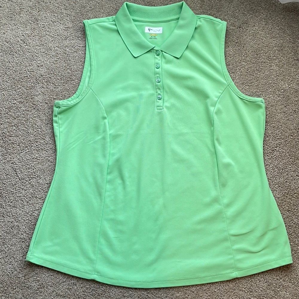 Greg Norman Women's Protek Micro Pique Sleeveless Polo